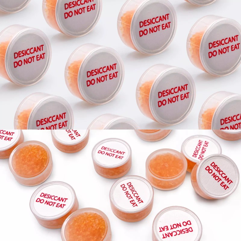 Wisesorb 2 Gram 110pcs Indicating Silica Gel Canister Capsules Packets