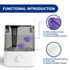 Top-Fill Humidifier Replacement Filter Compatible with Levoit Dual150 Dual200S Classic160