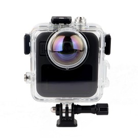 Waterproof Diving Case Only for Go Pro MAX2,Anti-Scratch & Deep Waterproof,50M/164FT Underwater Invisible Diving Housing Protective Shell with Bracket Mount Accessory (Not Compatible with MAX 2019)