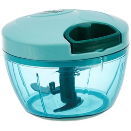 Generic Compact Plastic Vegetable Chopper (350 ml, Green)