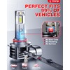 TOPIK 9005 9006 Light Bulbs Combo, 64000LM 6500K White 800%