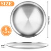 AKOLAFE 8 Pack Stainless Steel Pizza Pan 12 Inch Pizza