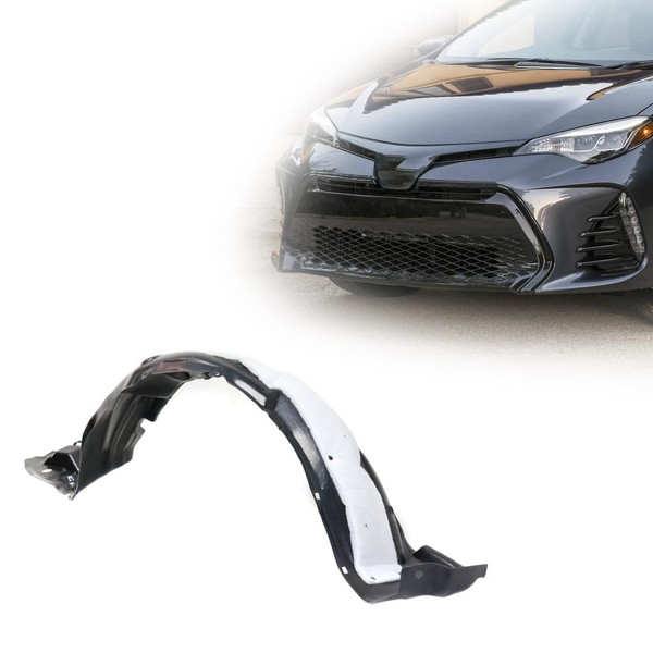 Perfit Liner New Replacement Parts Front Driver Left Side Fender Liner Splash Shield Plastic Fits 2014-2016 TOYOTA Corolla TO1248178 5387602480