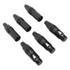 10pcs XLR Connector Professional 5 Male 5 Female High Conductivity