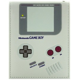 Game Boy Original Handheld Console Style Wallet Bifold Id & Card Holder, Grey