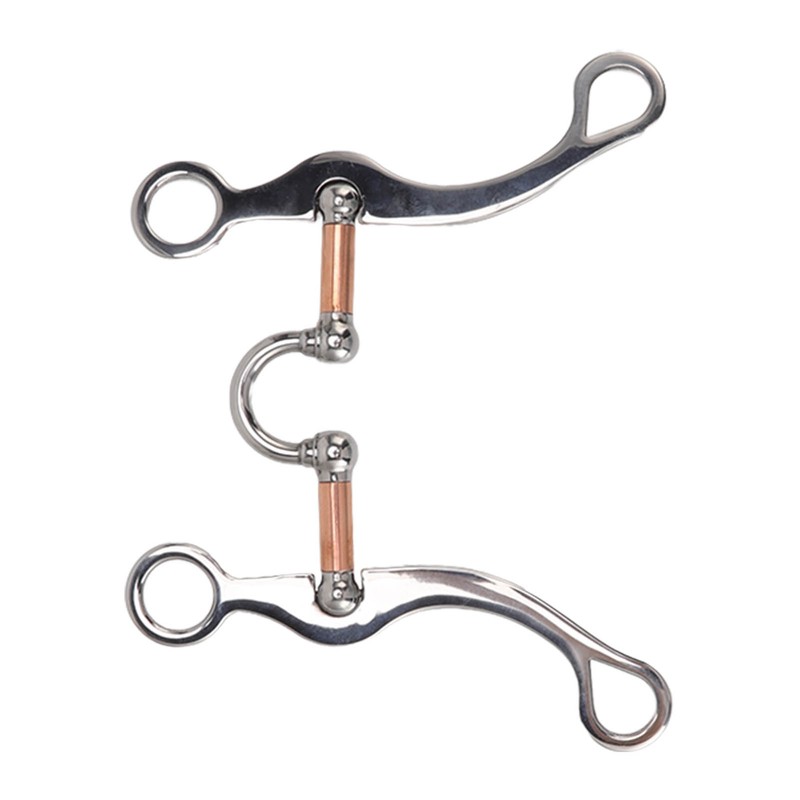 Horse Snaffle Bit Stainless Steel Rose Gold Plated Horse Gag