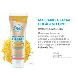 Mascarilla Facial Colágeno Oro 100ml Hidratación Y Firmeza