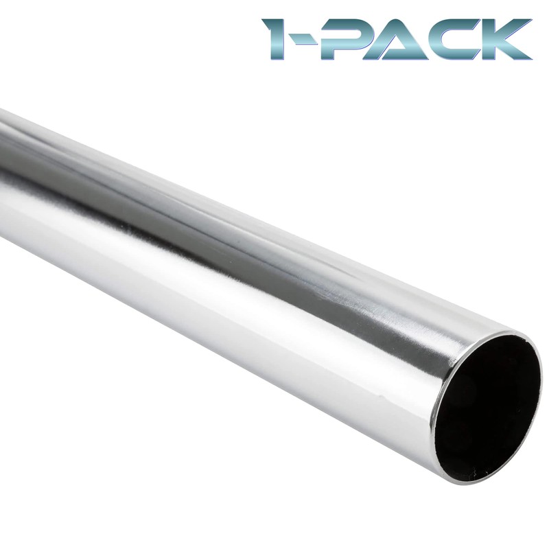 Desunia 48" Heavy Duty Round Closet Rod | 32mm Diameter