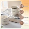 Maxdot 1 Pack Espresso Shot Cups,Ceramic Expresso Measuring Cup with