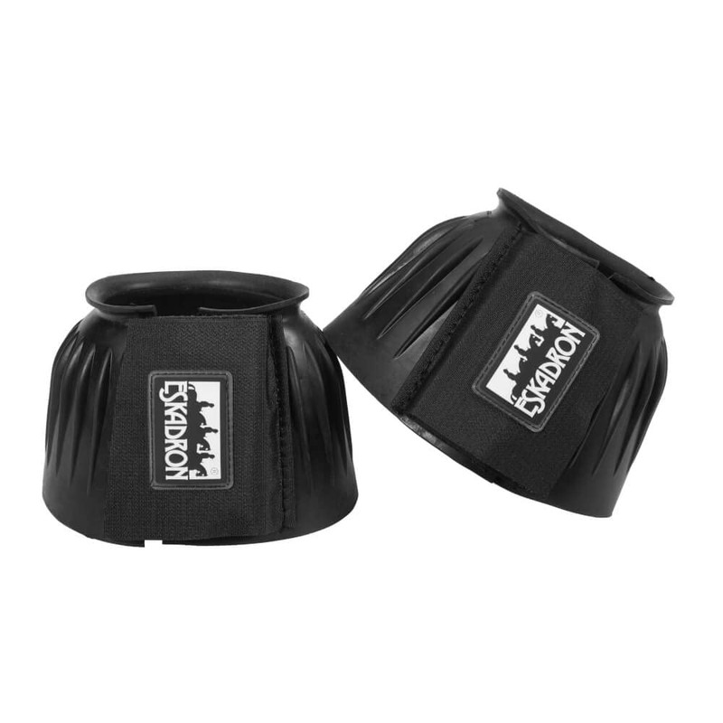 Eskadron Rubber Bell Boots Size: XL, Colours: Black
