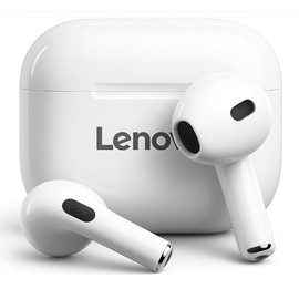 Audifonos inalámbricos Bluetooth 5.0 estéreo Envolvente Calidad de Sonido HiFi con cancelación de Ruido, Impermeables IPX4 Deportivos Blanco