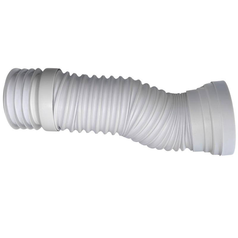 Hulthor Flexible Pan Connector 240-500mm, Universal Toilet Pan Connector for
