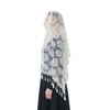 Wgior Rose Rectangular Chapel Veil Scarf Catholic Church Veils Mantilla