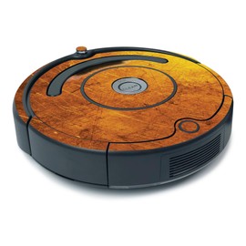 MightySkins Skin for iRobot Roomba 675 Minimal Coverage - Textured Gold | Protective, Durable, and Unique Vinyl Decal wrap Cover | Easy to Apply, Remove, and Change Styles | Made in The USA