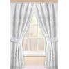 Popular Bath Monaco, Window Curtain, White