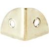 Merriway BH03647 (4 Pcs) EB 28mm (1.1/8 inch) Brass Plated
