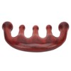 Scalping Massage Comb 5 Teeth Sandalwood Gua Sha Handheld Portable