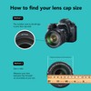 Foto&Tech Foto&Tech Camera Lens Cap Leash with Elastic String, Compatible