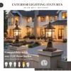 NAXTTII Dusk to Dawn Outdoor Post Lights Waterproof Aluminum Lamp
