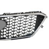 munirater Front Upper Grille Chrome Honeycomb W/O Radar Hole Replacement