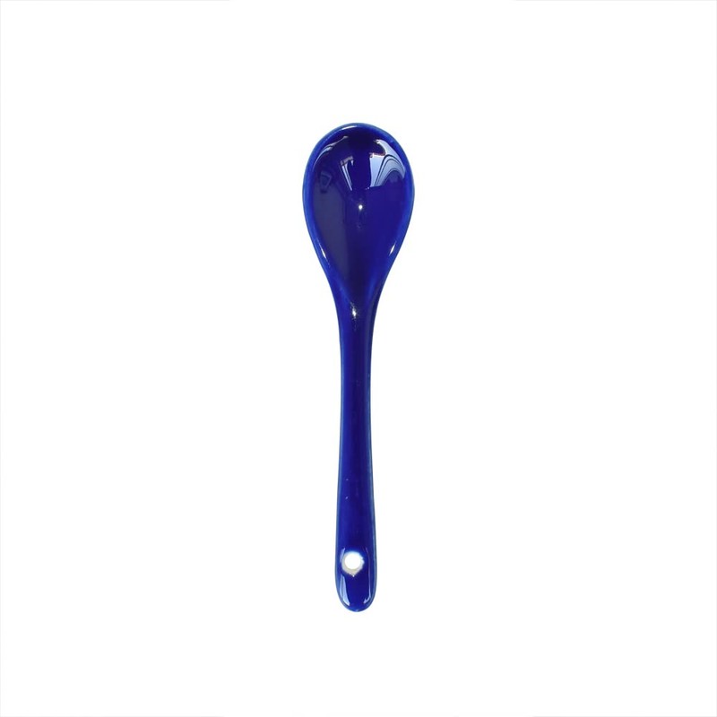 Xmomx 6 pcs Porcelain Egg Spoons Tea Spoon Ceramic Spoons