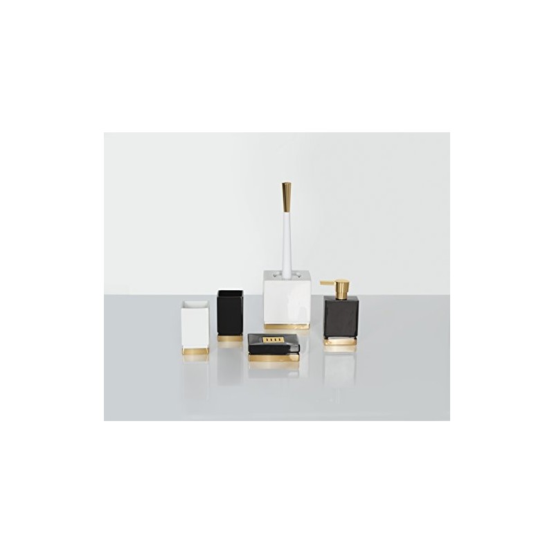 Spirella Roma Black/Gold Soap Dispenser