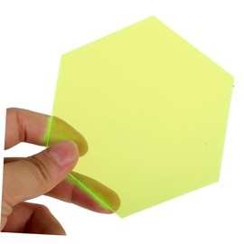 STOBOK 4pcs Quilting Hexagon Template Hexagon Sewing Ruler Clear Quilting Templates Hexagon Quilting Template Sewing Hexagon Templates Fabric Acrylic Clothing Drawing Ruler