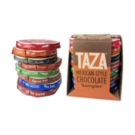 Taza Chocolate Organic Mexicano Disc Stone Ground, Variety Pack, 1.35 Ounce (8 Count), Vegan