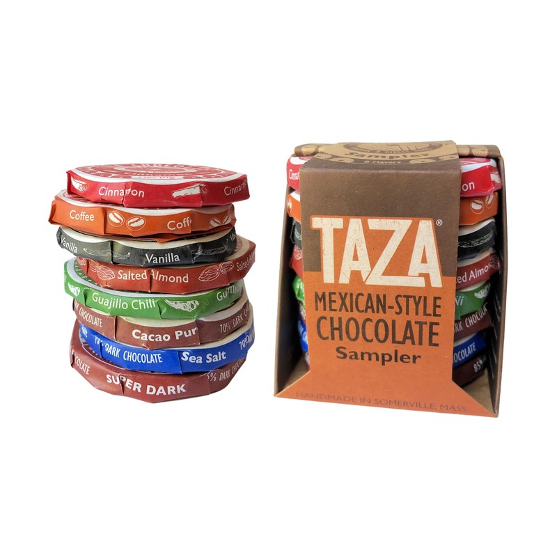 Taza Chocolate Organic Mexicano Disc Stone Ground, Variety Pack, 1.35