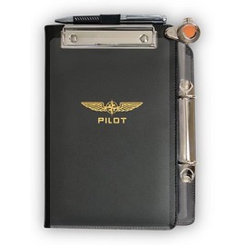 DESIGN 4 PILOTS Design4Pilots A5 Professional Aviator Organiser - Black