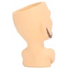 Face Planter Pot with Drainage Hole Man Face Flower Pot