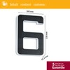 Paulmann Outdoor Solar House Number 6 3000 K IP44 Akk