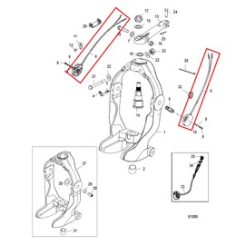 XRmarine Tilt/Trim Limit Sender Switch Set 805320A03 for Mer-cruiser Alpha One Gen II Bravo 1 2 3 R MC MR Stern Drives 805320A1