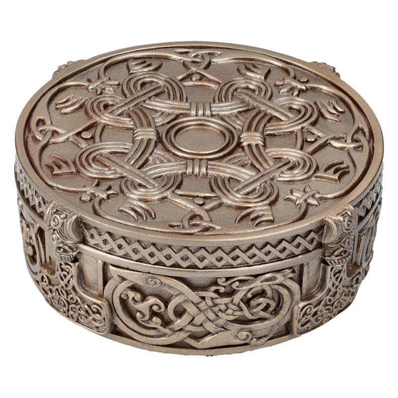 Figuren Shop GmbH Viking Box with Nordic Symbols - 11.5