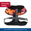 Sublime Reversible Dog Harness, Sunset Palms with Black Grid, XX-