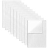 Bonsicoky 10 Pack Self Adhesive Felt Sheets - White Felt