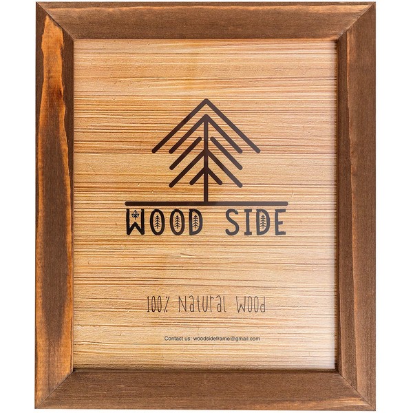 Rustic Wooden Poster Picture Frame 16x24 - Natural Solid Eco