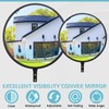 jose2015 2pcs convex mirror 25cm Wide-Angle Safety Mirror for Blind