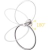 Stainless Steel Towel Ring, Wall Mounted Towel Hanger ,6.3 inches/16cm,