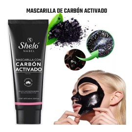 Sheló Nabel Mascarilla Con Carbón Y Jabón De Carbón Activado Shelo Nabel