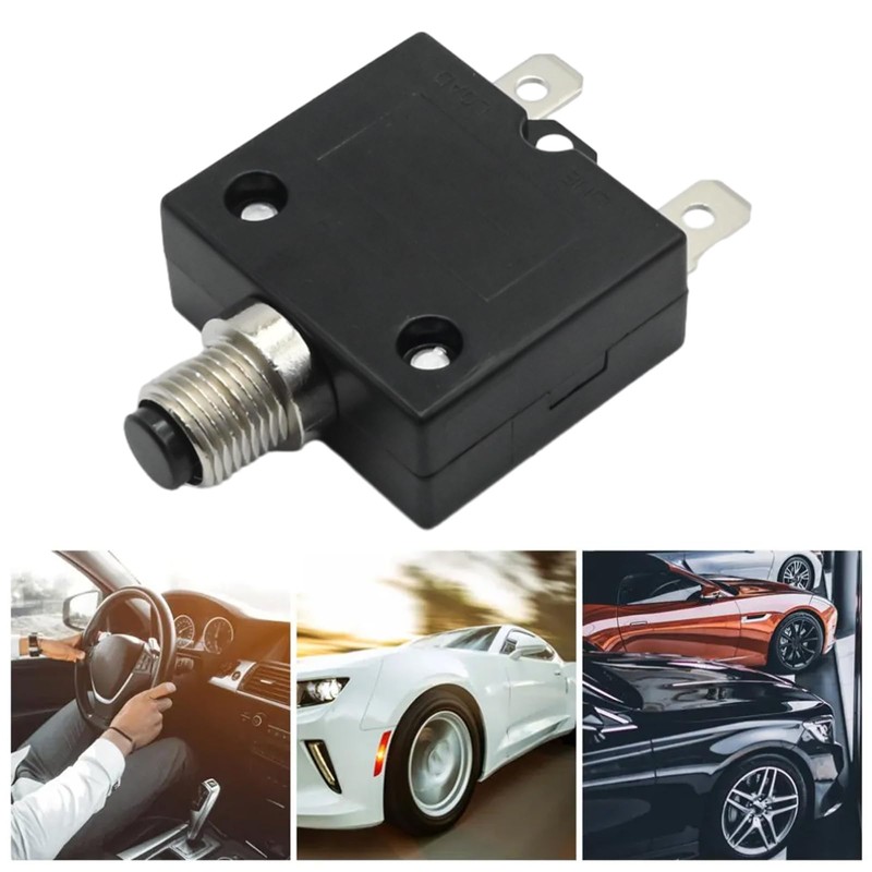 MDEOOSKY 1 Pack 20 Amp Quick Connect Terminal Button Reset