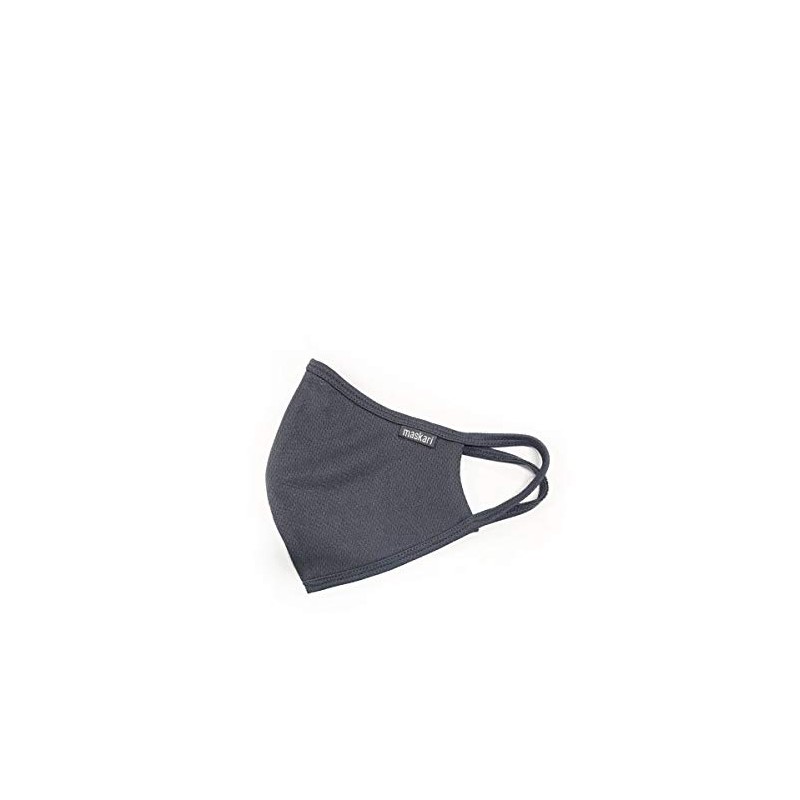 Maskari Maskari Cool Grey Reusable Face Mask | Face Masks