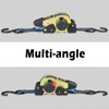 ANLULOAD Retractable Ratchet Strap(1 in x 11.5 ft),Ratchet Tie Down