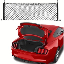Upgrade Cargo Net Compatible with 2015 2016 2017 2018 2019 2020 2021 2022 2023 2024 2025 Ford Mustang