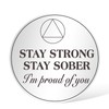 AtSKnSK 10 Months Sobriety Coin 1-12 Months Sobriety Coin AA
