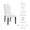 Modway Parcel Chair, White 24 x 19 x 39
