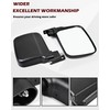 SAUTVS Adjustable Side Mirrors Compatible with Kawasaki Mule Pro FXT