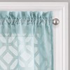 Vue Trellis Clip Corto Cenefa Cortina de Ventana pequeña para
