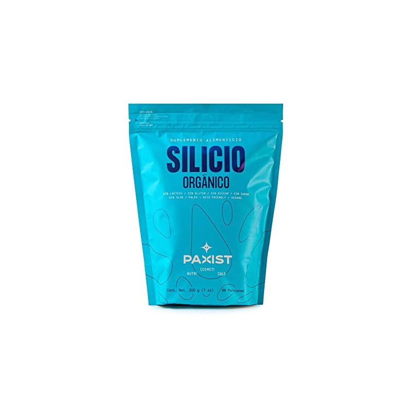 Silicio Orgánico Algas Fosilizadas Suplemento Alimenticio Saborizante Gluten Azúcar Conservadores
