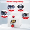 4 Quart Poly Power Unit Reservoir for Hydraulic Systems, Polyethylene
